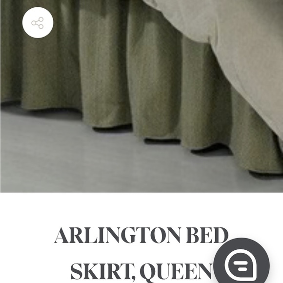 NWOT HiEnd Accents Arlington Bedskirt - Picture 2 of 6